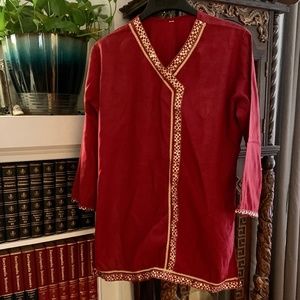 Beautiful Linen Dashiki Tunic Size M-L